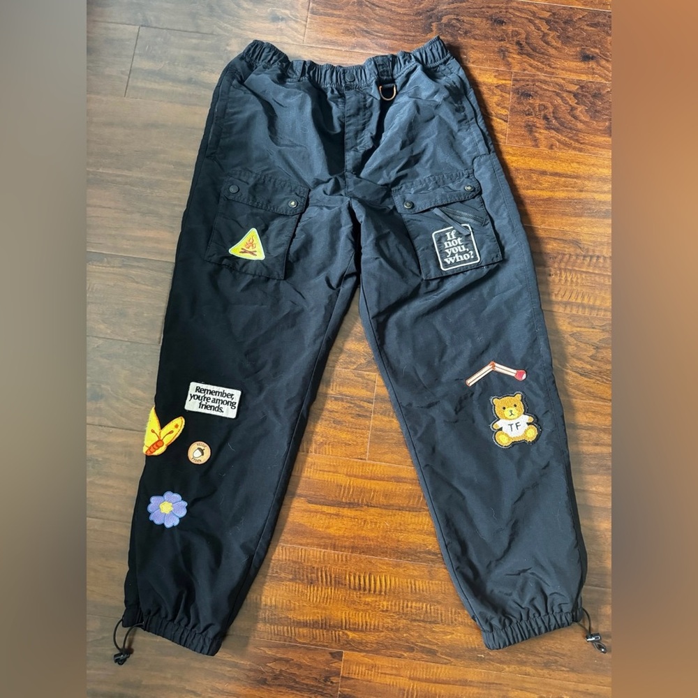 RARE Teddy Fresh x Smokey Bear Collab “Only You” Unisex Cargo Pants MENS L